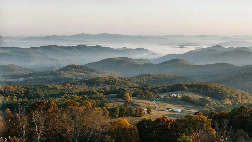 The Shenandoah Valley at first light